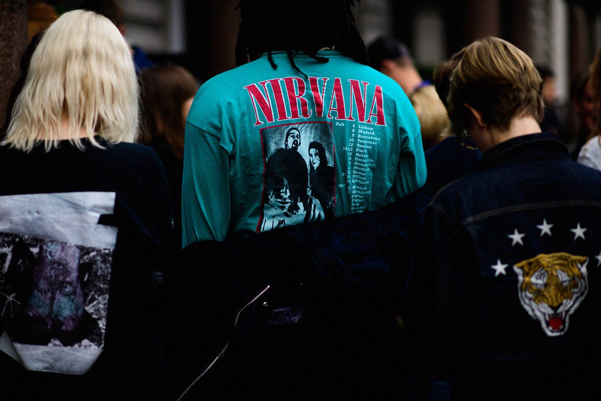 The Vintage Band T-Shirt Trend is 